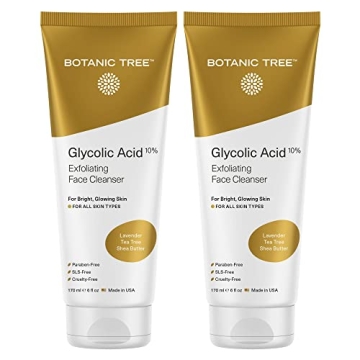 Botanic Tree Glycolic Acid Face Wash Exfoliating Cleanser