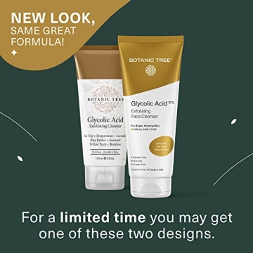 Botanic Tree Glycolic Acid Face Wash Exfoliating Cleanser