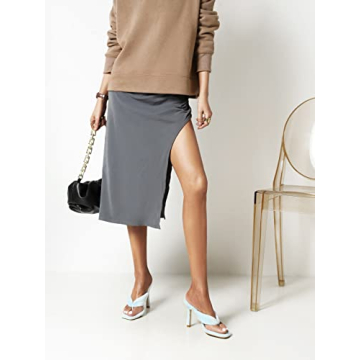 Vivianly Furry Stiletto Heel Flip Flops for Style and Comfort