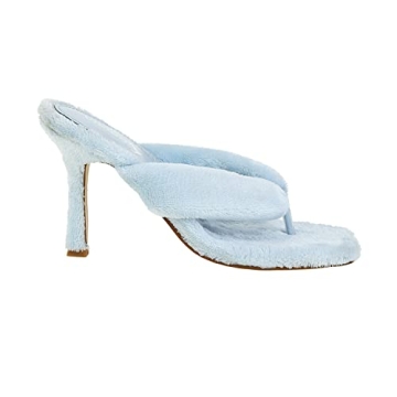 Vivianly Furry Stiletto Heel Flip Flops for Style and Comfort