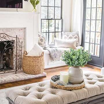 Rinlong Artificial Eucalyptus Stems for Farmhouse Decor