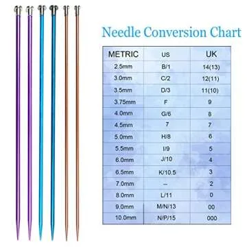 Complete 65pcs Aluminum Knitting Needle Set for DIY Knitting