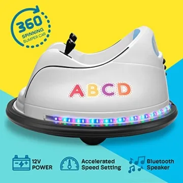 Kidzone 12V Electric Ride On Bumper Car for Kids