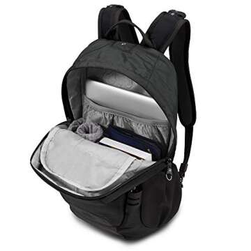 Pacsafe Luggage Backpack/Daypack-Navy Blue, 25 Liter Venturesafe 25L GII Anti-Theft Travel Pack, Color: Black (60300100)