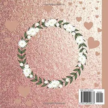 Elegant Rose Gold Bridal Shower Guest Book with Gift Tracker and Memory Section