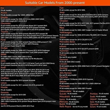 Valleycomfy Bling Crystal Steering Wheel Cover for Cars