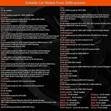 Valleycomfy Bling Crystal Steering Wheel Cover for Cars