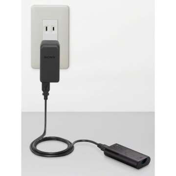 Sony ACCTRDCX Travel DC Charger Kit (Black)