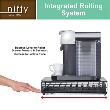 Nifty Vertuoline Coffee Pod Storage Drawer for 40 Pods