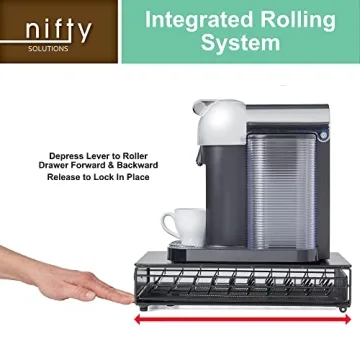 Nifty Vertuoline Coffee Pod Storage Drawer for 40 Pods