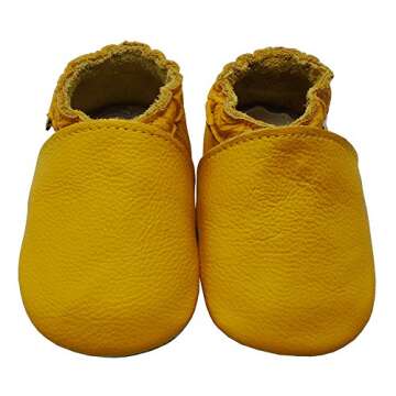 Mejale Baby Infant Toddler Shoes Slip-on Soft Sole Leather Moccasins Pre-Walkers (18-24 Months/US 6-...