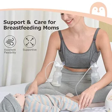 Momcozy Hands-Free Pumping Bra Comfortable Nursing Wear