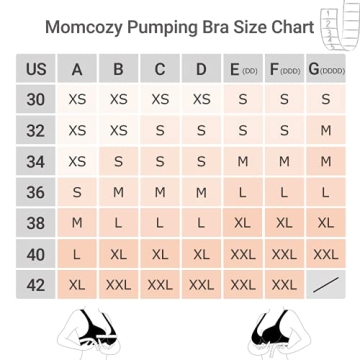 Momcozy Hands-Free Pumping Bra Comfortable Nursing Wear