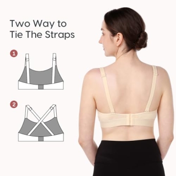 Momcozy Hands-Free Pumping Bra Comfortable Nursing Wear