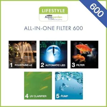 Pennington Aquagarden 5 in 1 Pond Pump for Clear Water