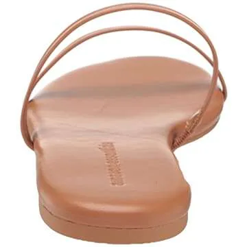 Amazon Essentials Women's Thin Two Strap Sandal for All-Day Comfort