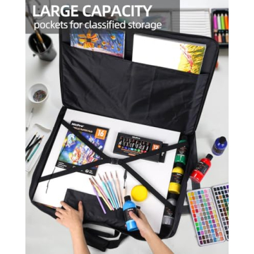 Nicpro 24x36 Waterproof Art Portfolio Bag for Artists