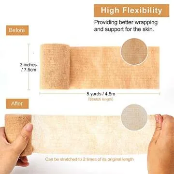 SUPERBE Self Adhesive Bandage Wrap - Versatile Care Wrap
