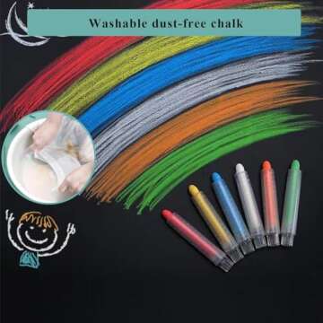 Qiytecno Chalk Board Contact Paper with Adhesive, 24" x 36" Magnetic Chalkboards for Wall, Wallpaper Sheets for Office for School and Kids, Includes Liquid Chalks Markers and Dishcloth and Magnet