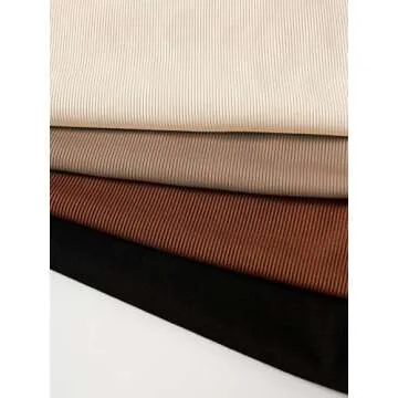 MakeMeChic Women's 4 Piece Sexy Bodysuits Casual Solid Sleeveless Ribbed Knit Shapewear Tank Top Bodysuits Multi#A S