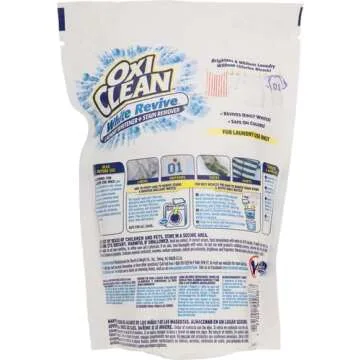 OxiClean White Revive Laundry Whitener and Stain Remover Power Paks, 24 Count (Pack of 2)