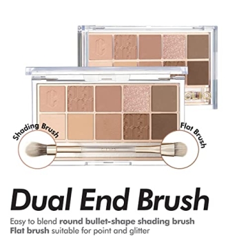 CLIO Pro Eye Shadow Palette - Matte Shimmer Glitter Pearls