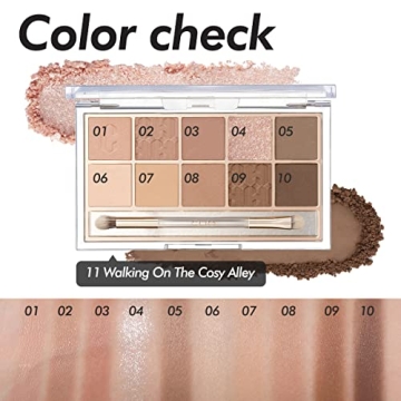 CLIO Pro Eye Shadow Palette - Matte Shimmer Glitter Pearls