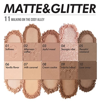 CLIO Pro Eye Shadow Palette - Matte Shimmer Glitter Pearls