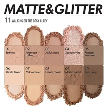 CLIO Pro Eye Shadow Palette - Matte Shimmer Glitter Pearls
