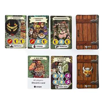 Wiggles 3D 5-Minute Dungeon A Chaotic, Co-Operative, Real-time Card Game | Fast-Paced Board Game | for Families, Ages 8 & up | 2-5 Players