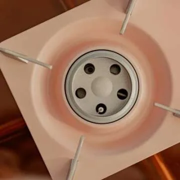 Dr.HOWS Twinkle Mini Camping Stove Burner - Portable Butane Stove for Camping - Single Burner Camp Stove with Carrying Case (PINK)