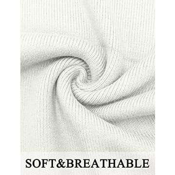 CHERFLY Women's V Neck Sweater Dresses Batwing Long Sleeve Backless Bodycon Long Dress with Belt(Bright White,XX-Large)