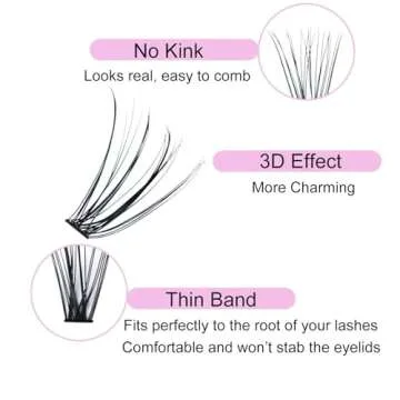 Natural Look 3D Effect Eyelash Extensions Kit