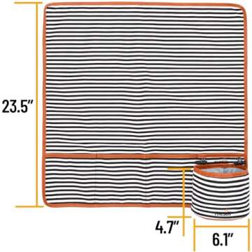 FINESUN Sewing Machine Cover,for Brother, Singer, Bernina and Most Machines (Stripes)