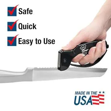 AccuSharp 15 Degree Knife Sharpener for Gourmet Knives