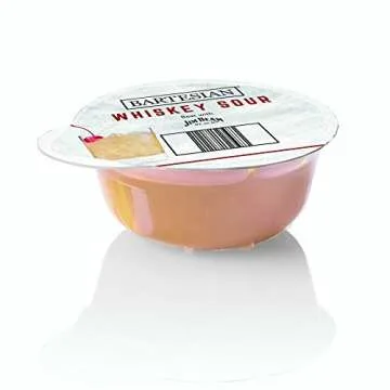 Bartesian Whiskey Sour Cocktail Mixer Capsules, Pack of 6 Cocktail Capsules, for Bartesian Premium Cocktail Maker (55353)