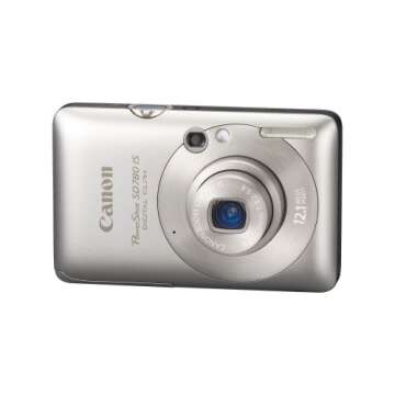 Canon PowerShot SD780IS 12.1 MP Digital Camera with 3x Optical Image Stabilized Zoom and 2.5-inch LCD (Silver)