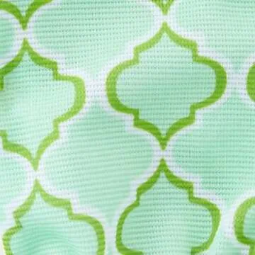 Digz Planter Pro Women's Gardening Gloves and Work Gloves with Touch Screen Compatible Fingertips, Geometric Pattern, Medium,Beige