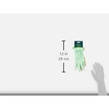 Digz Planter Pro Women's Gardening Gloves and Work Gloves with Touch Screen Compatible Fingertips, Geometric Pattern, Medium,Beige