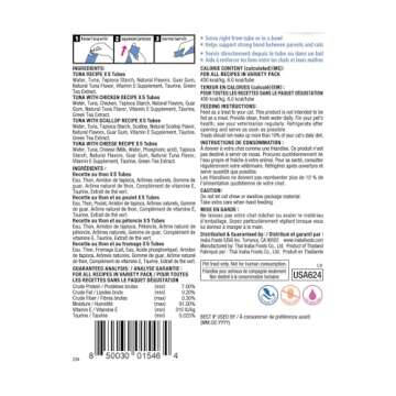 INABA Churu Cat Treats, Lickable, Squeezable Creamy Purée Cat Treat with Green Tea Extract & Taurin...