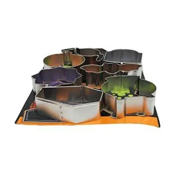 Wilton 7 Piece Haunted House Cookie Cutter Set for Fun Halloween Baking