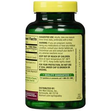 Spring Valley - Fenugreek 610 mg, 100 Capsules