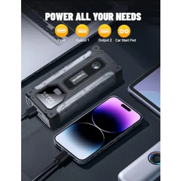 Sharmeal 5000A Car Jump Starter for Gas and Diesel Engines
