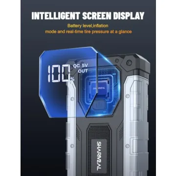 Sharmeal 5000A Car Jump Starter for Gas and Diesel Engines