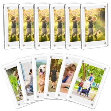 Acrylic Magnetic Picture Frames for Instax Mini Photos