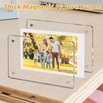 Acrylic Magnetic Picture Frames for Instax Mini Photos
