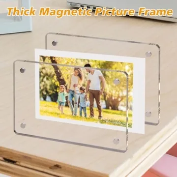 Acrylic Magnetic Picture Frames for Instax Mini Photos