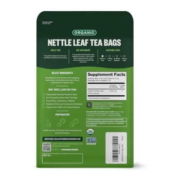 FGO Organic Nettle Leaf Tea, Eco-Friendly & Caffeine-Free