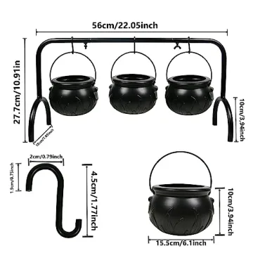 Darnassus Halloween Cauldron Rack Set - Halloween Decor