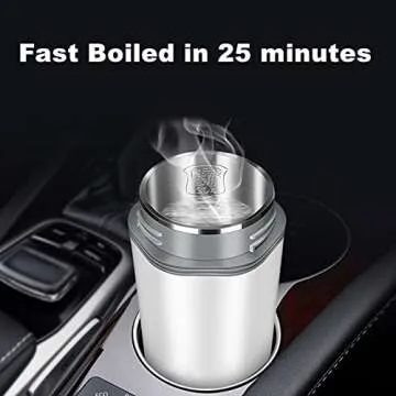 WTJMOV 12V Car Electric Kettle for Easy Beverages